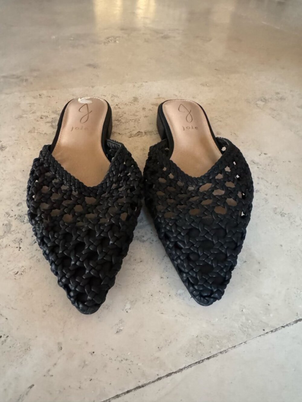 Joie Woven Mule Loafers - Picture 2 of 5